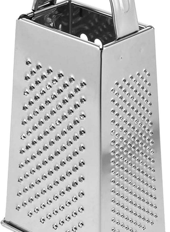 Multi Function Stainless Steel Vegetable Grater Slicer Shredder Silver Color Non Slip Handle - Image 1